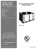 Preview for 1 page of Unitary products group EF-07 Installation Instruction