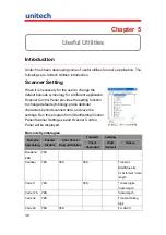 Preview for 48 page of Unitech HT660EBTG User Manual