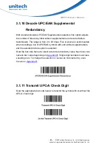 Preview for 62 page of Unitech MS851B User Manual