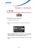 Preview for 31 page of Unitech MS916 User Manual