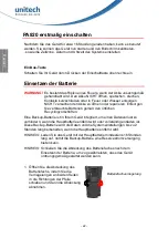 Preview for 24 page of Unitech PA820 Quick Reference Manual