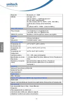 Preview for 48 page of Unitech PA820 Quick Reference Manual