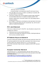 Preview for 4 page of Unitech RP902 User Manual