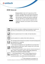 Preview for 6 page of Unitech TB170 User Manual