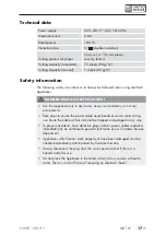 Preview for 20 page of UNITED OFFICE 320246 1901 Operating Instructions Manual