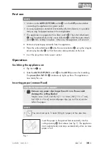 Preview for 22 page of UNITED OFFICE 320246 1901 Operating Instructions Manual