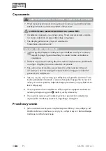 Preview for 69 page of UNITED OFFICE 320246 1901 Operating Instructions Manual