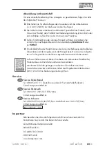 Preview for 44 page of UNITED OFFICE UAVK 180 A1 Operating Instructions Manual