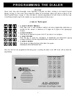 Preview for 7 page of United Security Products AD-2001 Instructions Manual
