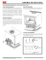 Preview for 4 page of United States Stove Company US2500E-P Owner’S Instruction And Operation Manual