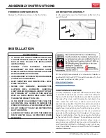 Preview for 5 page of United States Stove Company US2500E-P Owner’S Instruction And Operation Manual