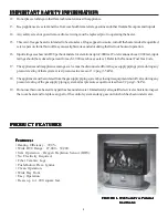 Preview for 4 page of United States Stove Ambiance B9945N Installation And Operation Instructions Manual