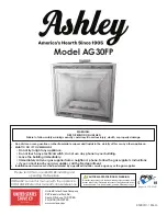 Preview for 1 page of United States Stove Ashley AG30FP Manual