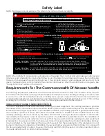 Preview for 3 page of United States Stove Ashley AG30FP Manual