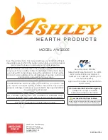 Preview for 1 page of United States Stove ASHLEY AW3200E Manual