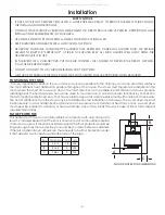 Preview for 4 page of United States Stove ASHLEY AW3200E Manual