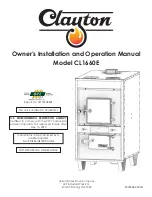 United States Stove Clayton CL1660E Owner'S Installation And Operation Manual preview