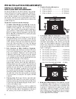 Preview for 4 page of United States Stove Country Hearth 2200IE Owner'S Operation And Instruction Manual