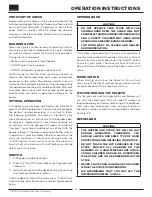 Preview for 16 page of United States Stove KING KP5522 Owner’S Instruction And Operation Manual