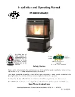 United States Stove PELLET 5660(I) Installation And Operating Manual preview