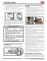 Preview for 7 page of United States Stove US1100E-BL Owner’S Instruction And Operation Manual