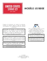 Preview for 40 page of United States Stove US1800E Manual