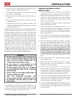 Preview for 10 page of United States Stove US5522 Owner’S Instruction And Operation Manual
