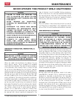 Preview for 18 page of United States Stove US5522 Owner’S Instruction And Operation Manual