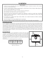 Preview for 4 page of United States Stove VOGELZANG VG2020 Manual