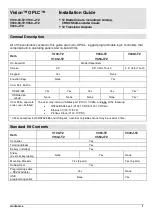 Unitronics Vision OPLCV350-J-T2 Installation Manual preview