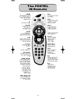 Preview for 4 page of Universal Electronics FOXTEL iQ Advanced User'S Manual