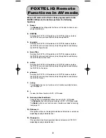 Preview for 9 page of Universal Electronics FOXTEL iQ Advanced User'S Manual