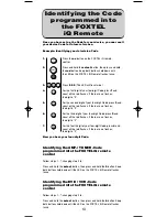 Preview for 13 page of Universal Electronics FOXTEL iQ Advanced User'S Manual