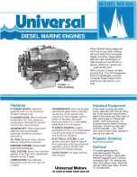 Preview for 1 page of Universal Motors M4-30A Specifications