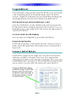 Preview for 4 page of Universal Remote Control Complete Control KP-900 Owner'S Manual