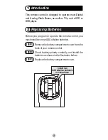 Preview for 3 page of Universal Remote Control Easy Clicker UR3-SR2 Operating Manual