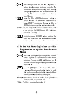 Preview for 6 page of Universal Remote Control Easy Clicker UR3-SR2 Operating Manual