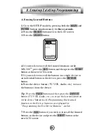 Preview for 35 page of Universal Remote Control Home Theater Master MX-500 Operating Manual