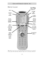 Preview for 5 page of Universal Remote Control omega MX-650 Owner'S Manual