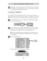 Preview for 11 page of Universal Remote Control omega MX-650 Owner'S Manual