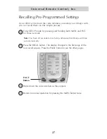 Preview for 29 page of Universal Remote Control omega MX-650 Owner'S Manual