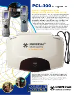 Preview for 1 page of Universal Remote Control PCL-300 Brochure