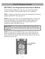 Preview for 14 page of Universal Remote Control R7 - SPECS SHEET Owner'S Manual