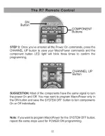 Preview for 24 page of Universal Remote Control R7 - SPECS SHEET Owner'S Manual