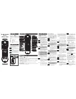 Preview for 1 page of Universal Remote Control UR4-DSR - MOTOROLA DSR400 Operating Instructions
