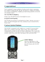 Preview for 4 page of Universal Remote Genesis MX-900 Manual