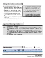 Preview for 3 page of Universal Tool UT2855R General Safety Information & Replacement Parts