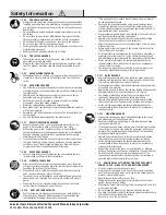 Preview for 2 page of Universal Tool UT8725-20 General Safety Information & Replacement Parts