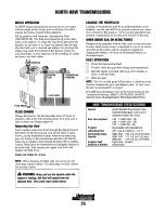 Preview for 41 page of Universal M-25XPB Operator'S Manual