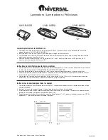 Preview for 2 page of Universal UNV-84528 Quick Start Instructions